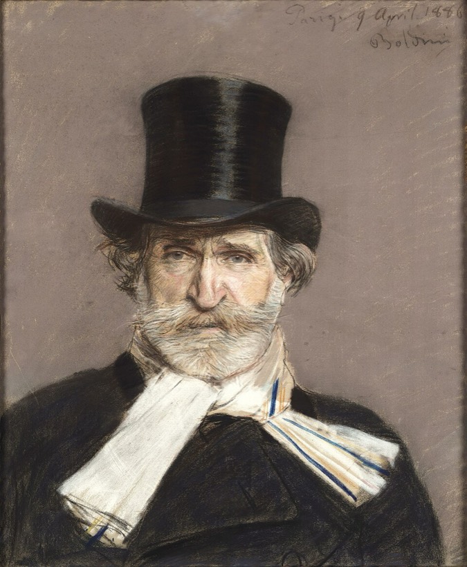 Portret starszego mężczyzny w cylindrze z białym szalem
